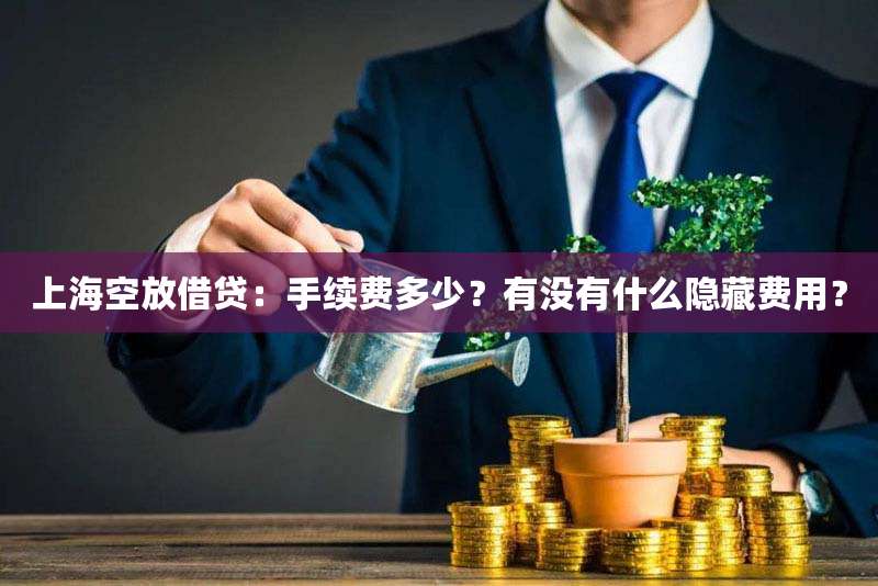 上海空放借贷：手续费多少？有没有什么隐藏费用？